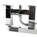 Arian 'Aster' Square Waterfall Bath Shower Mixer Tap & Handset