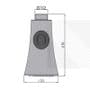 Arian Beam Kitchen Pullout Replacement Spray Handset Chrome