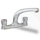 Arian Boss Classic Deck Mounted Kitchen Bridge Tap Chrome