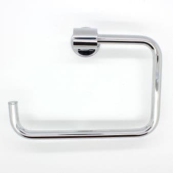 Arian 'Destiny' Wall Mounted Square Toilet Roll Holder (Chrome)