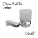 Arian Finesse Glass Tumbler & Holder
