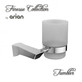 Arian Finesse Glass Tumbler with Holder