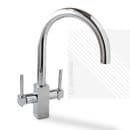 Arian Grace Two Lever Kitchen Mixer Tap Chrome
