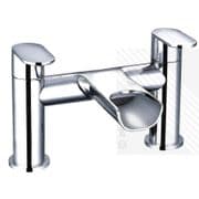 Arian India Curved Waterfall Bath Filler Tap in Chrome