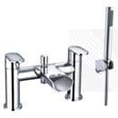Arian India Curved Waterfall Bath Shower Mixer Tap in Chrome