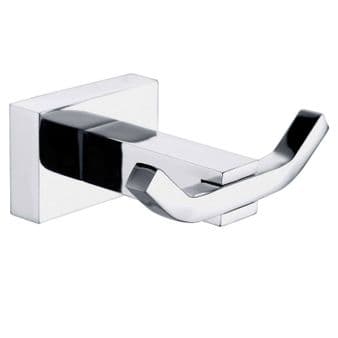 Arian Jersey Double Robe Hook in Chrome