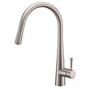 Arian Luna Single Lever Kitchen Tap Brushed Steel