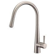 Arian Luna Single Lever Kitchen Tap Brushed Steel