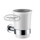Arian Pro 'Destiny' Wall Mounted Ceramic / Chrome Tumbler Cream Finish