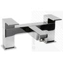 Arian 'Tulsi' Square Dual Lever Bath Filler Mixer Tap in Chrome