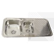 Arian Vortex 1.5 Bowl Reversible Stainless Steel Kitchen Sink