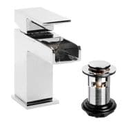 Arian Waterfall Basin Mixer with Pop Up Waste