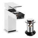Arian Waterfall Basin Mixer with Pop Up Waste
