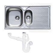 Astracast 1.5 Stainless Steel Reversible Kitchen Sink