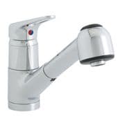 Astracast Finesse Single Lever Pull-out Kitchen Tap Brushed Steel