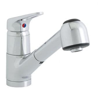Astracast Finesse Pull-out Spray Single Lever Tap Brushed Steel TP0710