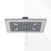 Bathroom Modern Rectangle Shower Overhead Large Swivel Drencher Chrome 220x190mm