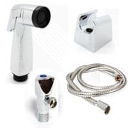 Bathroom Toilet Bidet Shattaf Douche Spray | Shower Head Hose Shut Off Valve Chrome | Muslim