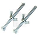 Bottom Fixing Metal Toilet Seat Fittings Screws & Nuts
