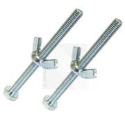 Bottom Fixing Metal Toilet Seat Fittings Screws & Nuts