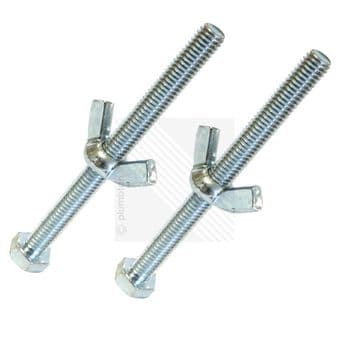 Bottom Fixing Metal Toilet Seat Fittings Screws & Nuts