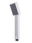 Cube Single Mode Chrome Shower Head / Handset