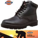 DICKIES ANTRIM II Men's Safety Work Boots S1-P • Steel Toe Cap • Black