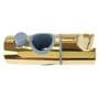 EcoSpa 25mm Gold Slider Bracket for Showerheads Shower Handset Holder Riser Rail