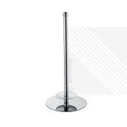 ECOSPA Freestanding Vertical 30cm Spare Toilet Roll Paper Holder in Chrome