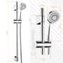 EcoSpa Jude Universal Shower Kit in Chrome