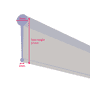 ECOSPA Replacement Rubber Seal for Folding Bath Shower Screen Enclosures • CLEAR • 2 Metres