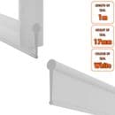 ECOSPA Replacement Rubber Seal for Folding Bath Shower Screen Enclosures • WHITE • 1 Metre