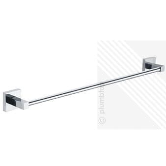 BRISTAN TWIST SINGLE TOWEL RAIL CHROME PLATED - TW RAIL C