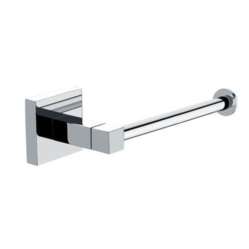 ECOSPA Square Toilet Roll Holder in Chrome