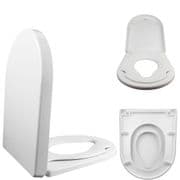 FAMILY D Shape Toilet Child Training Seat • Soft Close • Top & Bottom Fixing