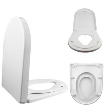FAMILY D Shape Toilet Child Training Seat • Soft Close • Top & Bottom Fixing