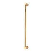 Gold Replacement Bathroom Shower Riser Rail Pole Bar Kit - 25mm Diameter x 700mm