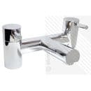 Harmony Modern Bathroom Bath Filler Tap in Chrome