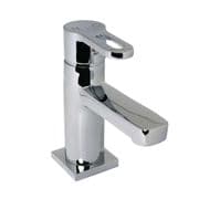 Idan Square Mono Basin Mixer Tap, Single Lever, Chrome