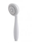 Lunar Single Mode White Shower Head / Handset