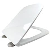 Luxury Square Design Toilet Seat with Top & Bottom Fixing Hinges