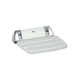 Mira Shower Seat White/Chrome
