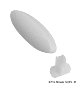 Mira Sport - Push Button Assembly - White - 417.84