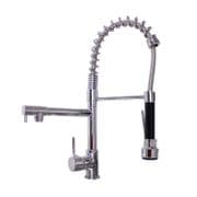 Modern Kitchen Pull Down Mixer Spray Tap | Swivel Spout 360° Dual Function | Stylish Shiny Chrome Finish | EcoSpa®