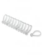 MX Curtain Rings Clear RGH