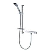 MX Options Square HNY Chrome Thermostatic Bar Single Mode ShowerHead
