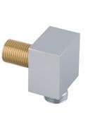 MX Square Wall Outlet All Brass Chrome Finish HJ8