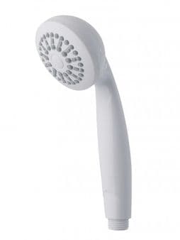 Nitro Single Mode White Shower Head / Handset