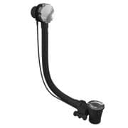 Premium Concealed Bath Waste with Smooth Twist Action Pop-Up Plug in Chrome