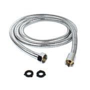 PREMIUM STAINLESS STEEL DOUBLE INTERLOCK FLEXIBLE SHOWER HOSE • 1.5m 2m